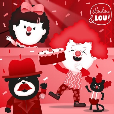 Kapitein Klok: Loulou & Lou in het circus