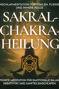 Einschlafmeditation für Fühlen, Fließen und innere Fülle - Sakralchakra-Heilung: Geführte Meditation für emotionale Balance, Kreativität und sanftes Einschlafen