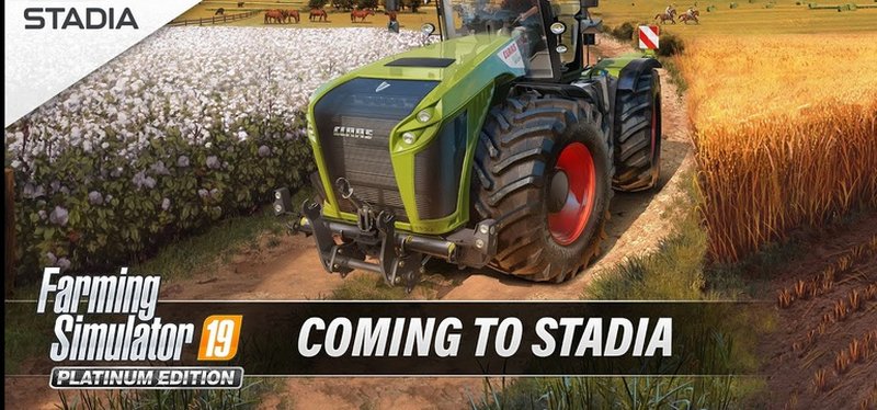 Farming Simulator 19 op Google Stadia heeft cross play met pc