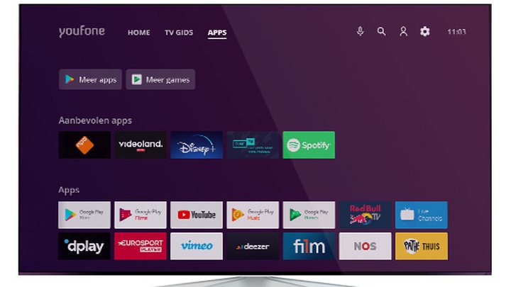 Youfone brengt tv-decoder uit met Android TV