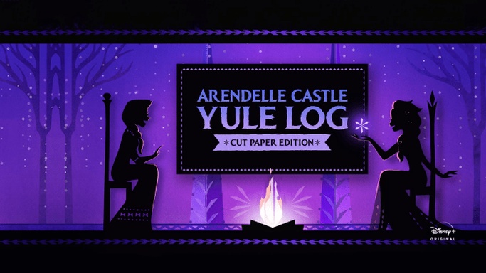 Arendelle Castle Yule Log: Cut Paper Edition