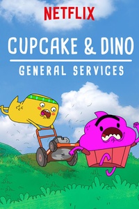 Cupcake en Dino: Tot Uw Dienst