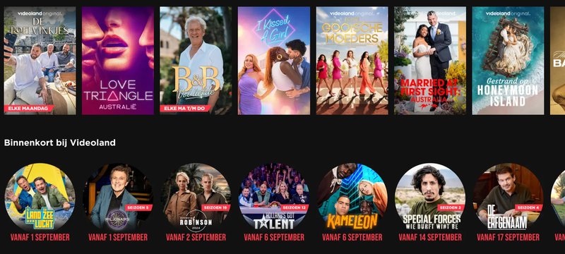 Videoland: Dit zijn de nieuwe releases in September