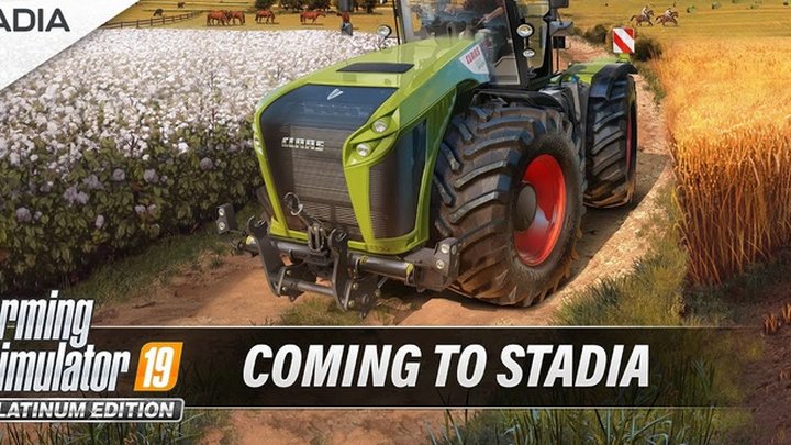 Farming Simulator 19 op Google Stadia heeft cross play met pc