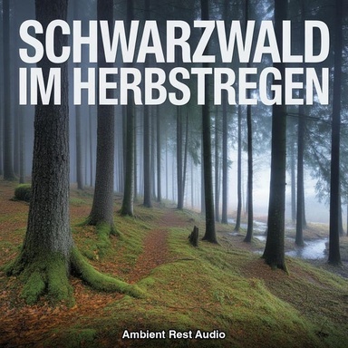Schwarzwald im Herbstregen: 8 Stunden Sanfter Regen im Tannenwald