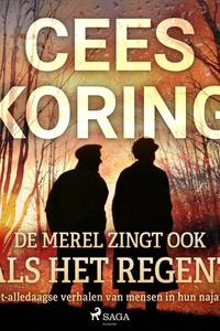 De merel zingt ook als het regent