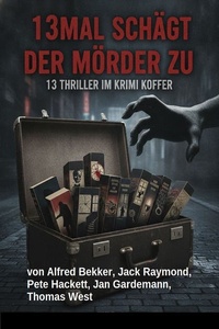 13mal schlägt der Mörder zu: 13 Thriller im Krimi Koffer