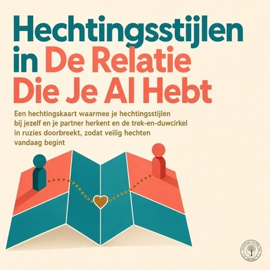 Hechtingsstijlen in De Relatie Die Je Al Hebt: Een Hechtingskaart Waarmee Je Hechtingsstijlen Bij Jezelf En Je Partner Herkent En De Trek En Duwcirkel in Ruzies Doorbreekt, Zodat Veilig Hechten Vandaag Begint