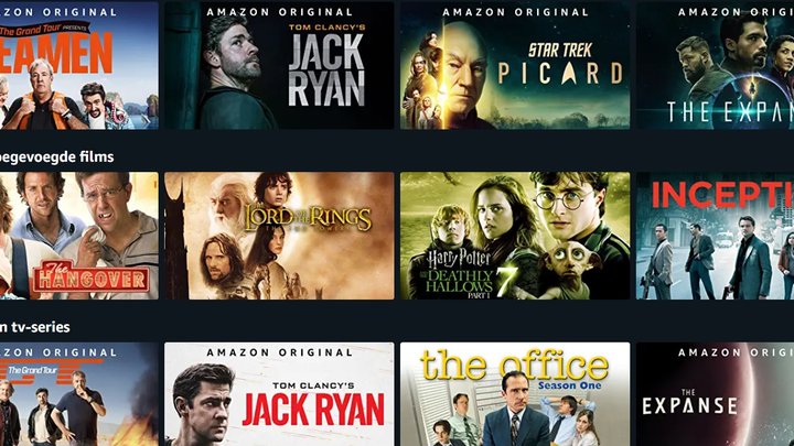 Amazon vernieuwt eindelijk de interface van Prime Video