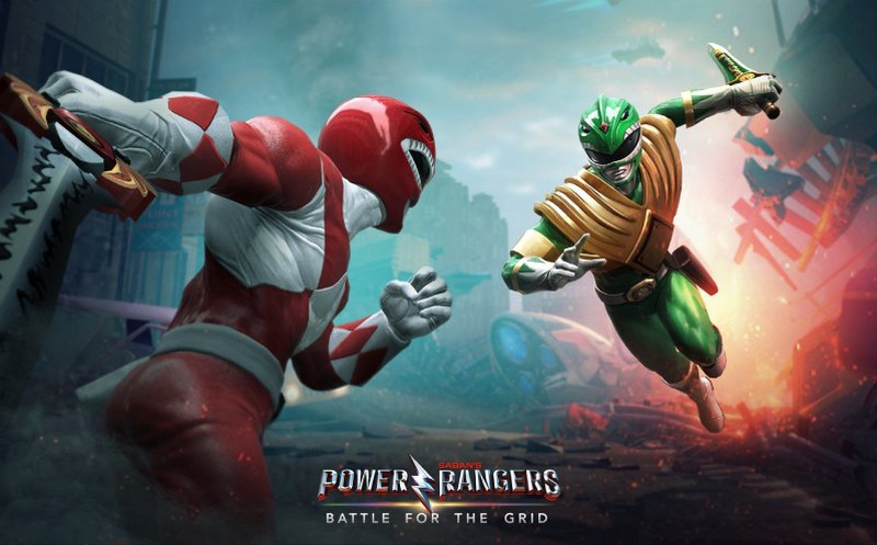 Power Rangers nemen het op tegen Street Fighters