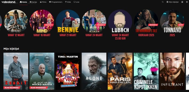 Videoland in maart 2025: Dit zijn de nieuwste releases