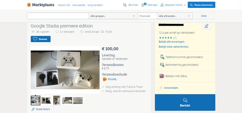 Stadia tweedehands kopen of verkopen? Hier moet je echt op letten