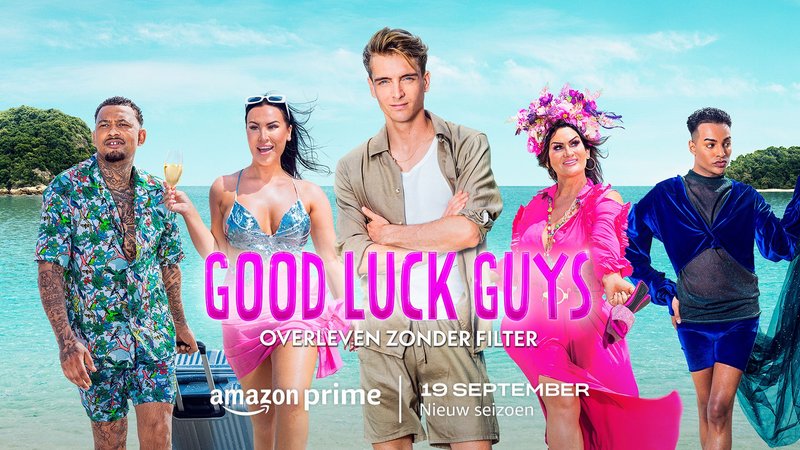 Prime Video onthult de officiële trailer en het artwork van  Good Luck Guys: Overleven Zonder Filter seizoen 2