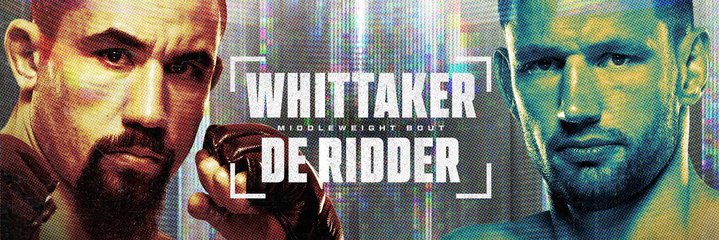 UFC Fight Night Abu Dhabi: De Ridder vs. Whittaker op 26 juli te zien in Nederland