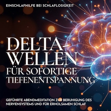 Einschlafhilfe bei Schlaflosigkeit - Delta-Wellen für sofortige Tiefenentspannung: Geführte Abendmeditation zur Beruhigung des Nervensystems und für erholsamen Schlaf