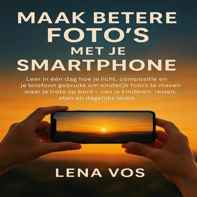 Maak Betere Foto’s met je Smartphone: Leer in één dag hoe je licht, compositie en je telefoon gebruikt om eindelijk foto’s te maken waar je trots op bent — van je kinderen, reizen, eten en dagelijks leven.