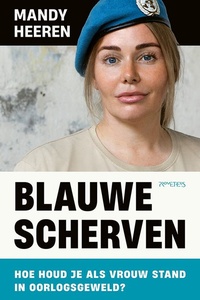 Blauwe scherven