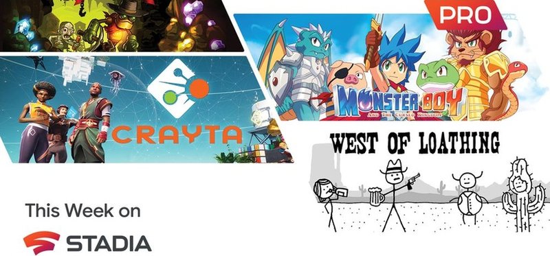 Stadia Pro-games van juli: Crayta, Monster Boy, Steamword Dig en meer