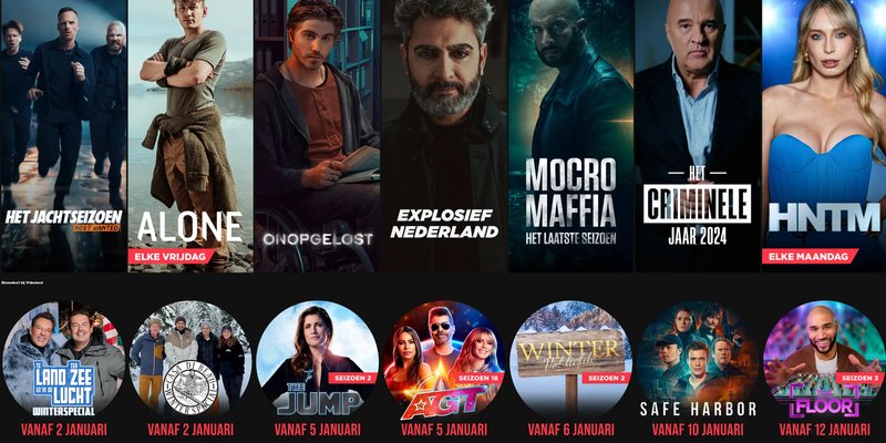 Dit kun je verwachten: Nieuwe releases op Videoland in januari 2025