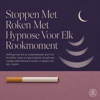 Stoppen Met Roken Met Hypnose Voor Elk Rookmoment: Zelfhypnose Die Je Onderbewuste Leert Om Bij Koffie, Stress En Gezelligheid Vanzelf Een Rustige Ademhaling Te Kiezen in Plaats Van Een Sigaret