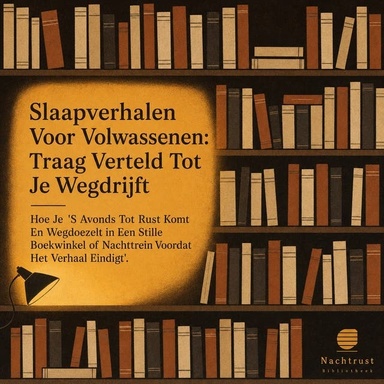 Slaapverhalen Voor Volwassenen: Traag Verteld Tot Je Wegdrijft: Hoe Je 'S Avonds Tot Rust Komt En Wegdoezelt in Een Stille Boekwinkel of Nachttrein Voordat Het Verhaal Eindigt