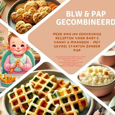 BLW & pap gecombineerd: Meer dan 100 eenvoudige recepten voor baby’s vanaf 6 maanden – met gevoel starten zonder pap
