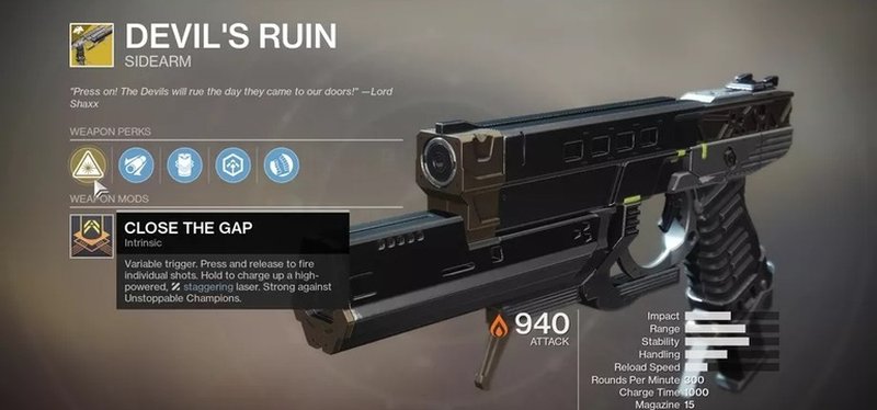 Destiny 2: Nieuwe content aangekondigd 'Devils Ruin Exotic Quest'