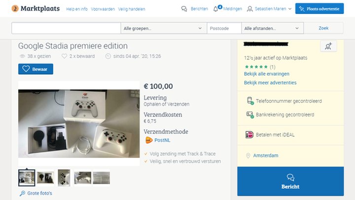 Stadia tweedehands kopen of verkopen? Hier moet je echt op letten