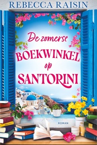 De zomerse boekwinkel op Santorini