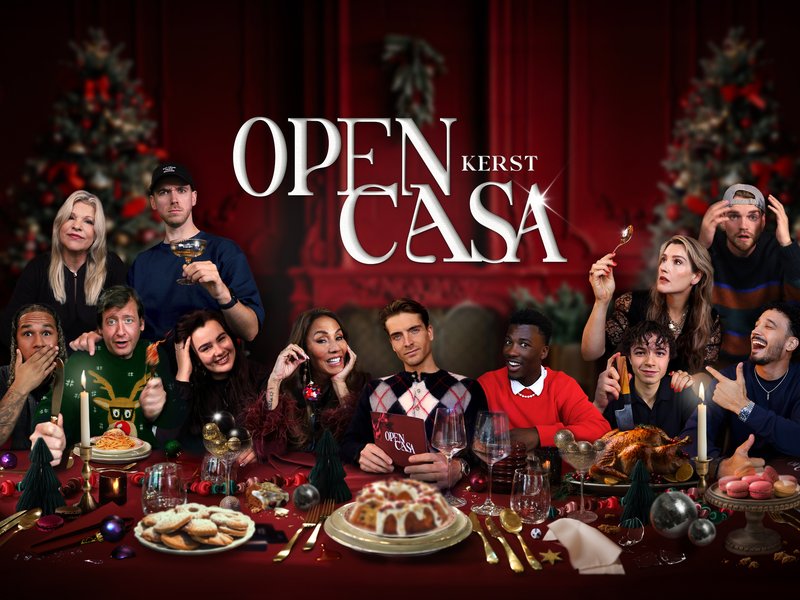Prime Video lanceert Open Casa Kerst: emotionele en warme kerstspecial met grote BN’ers