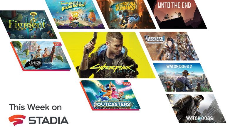 Acht nieuwe games voor Stadia deze week