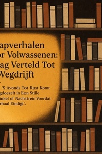 Slaapverhalen Voor Volwassenen: Traag Verteld Tot Je Wegdrijft: Hoe Je 'S Avonds Tot Rust Komt En Wegdoezelt in Een Stille Boekwinkel of Nachttrein Voordat Het Verhaal Eindigt