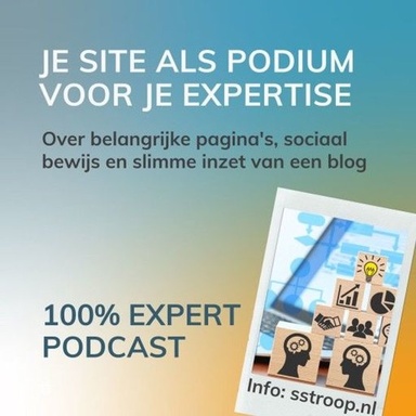 Je site als podium voor je expertise