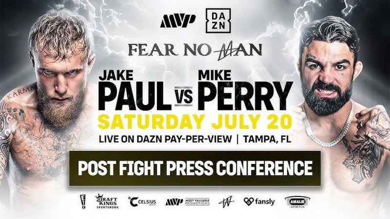 Jake Paul verslaat Mike Perry met TKO in zesde ronde