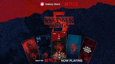 Samsung en Netflix brengen exclusieve Stranger Things-thema’s uit voor Galaxy-gebruikers