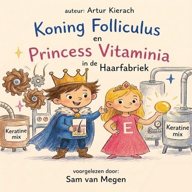 Koning Folliculus en Prinses Vitaminia: in de Haarfabriek