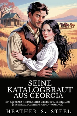 Seine Katalogbraut aus Georgia: Ein sauberer historischer Western-Liebesroman (Gegensätze-ziehen-sich-an-Romance)
