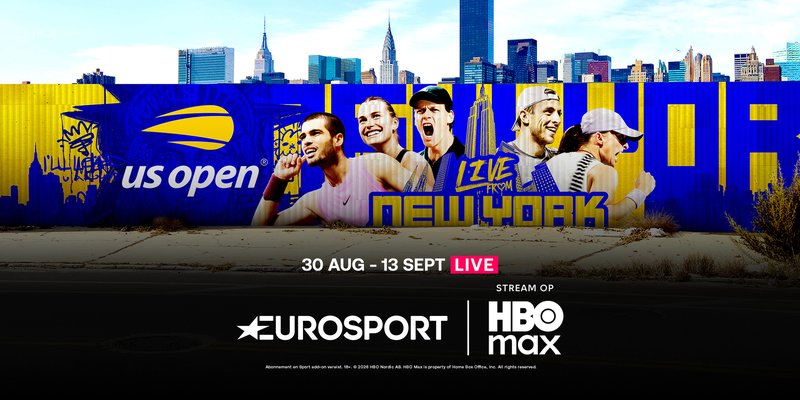 US Open 2026 kijken: waar en wanneer zie je alle wedstrijden live?