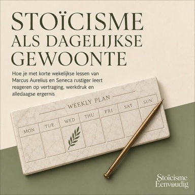 Stoïcisme Als Dagelijkse Gewoonte: Hoe Je Met Korte Wekelijkse Lessen Van Marcus Aurelius En Seneca Rustiger Leert Reageren Op Vertraging, Werkdruk En Alledaagse Ergernis
