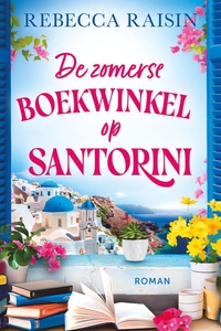 De zomerse boekwinkel op Santorini