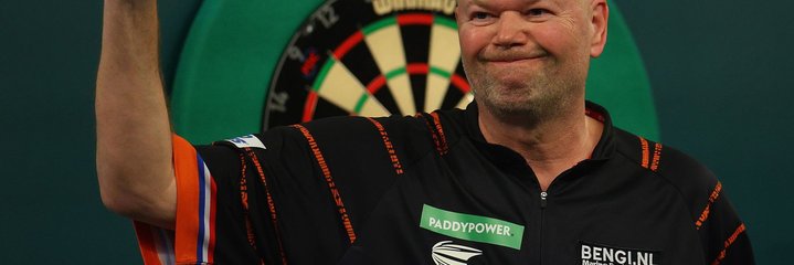 Grbavac jat van Barney op het WK Darts 2025