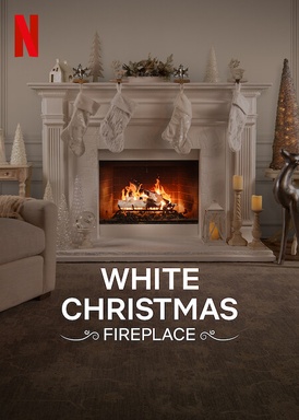 White Christmas Fireplace