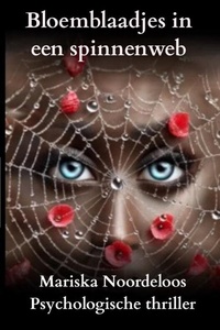 Bloemblaadjes in een spinnenweb