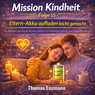 MISSION KINDHEIT - Folge 15 - Eltern-Akku aufladen leicht gemacht: So findest du neue Kraftquellen im Familienalltag zur Selbsfürsorge