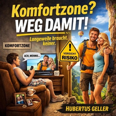 Komfortzone? Weg damit!: Langeweile braucht keiner.