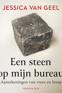 Een steen op mijn bureau