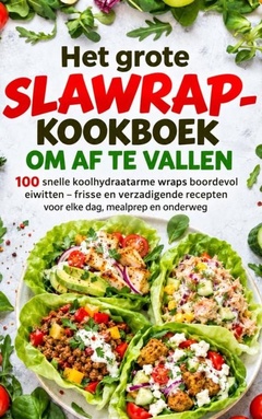 Het grote slawrap-kookboek om af te vallen: 100 snelle koolhydraatarme wraps boordevol eiwitten