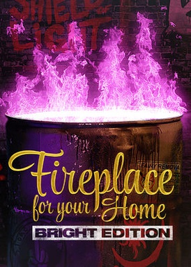 A Home Fireplace: Bright Edition