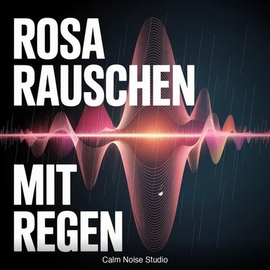 Rosa Rauschen mit Regen: Ausgewogenes Frequenzrauschen mit Natürlichem Dauerregen zum Einschlafen