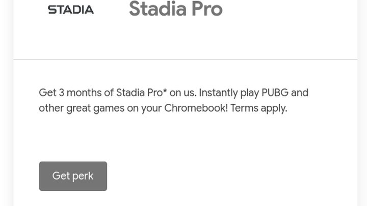 Chromebook-eigenaren krijgen drie maanden gratis Stadia Pro